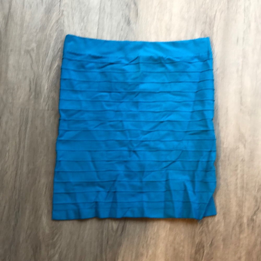 Royal blue pencil skirt